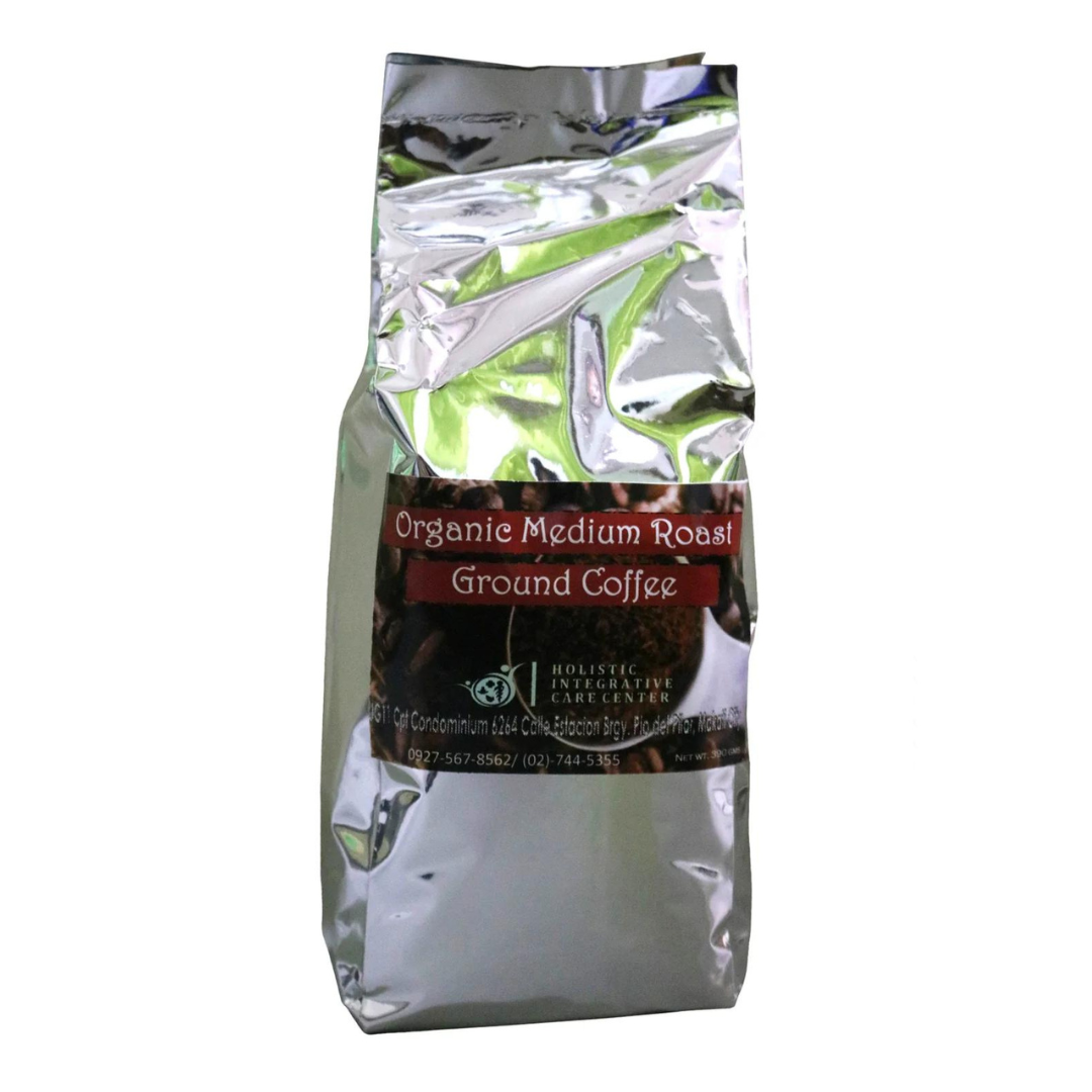 Organic Medium Roast Ground Coffee 500g (Healthy Coffee)