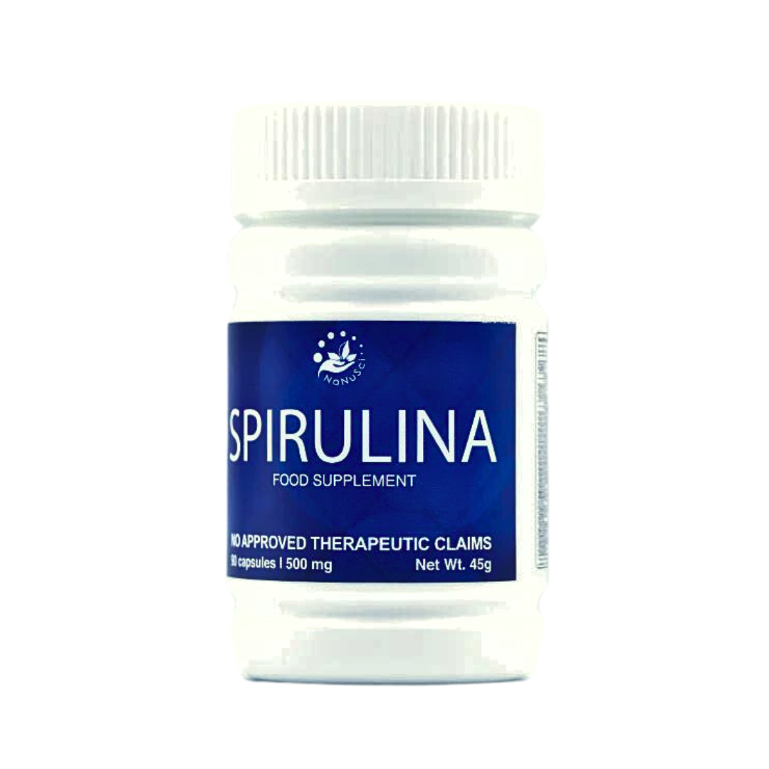 Spirulina - (Nanusci) 500mg 90 Capsules