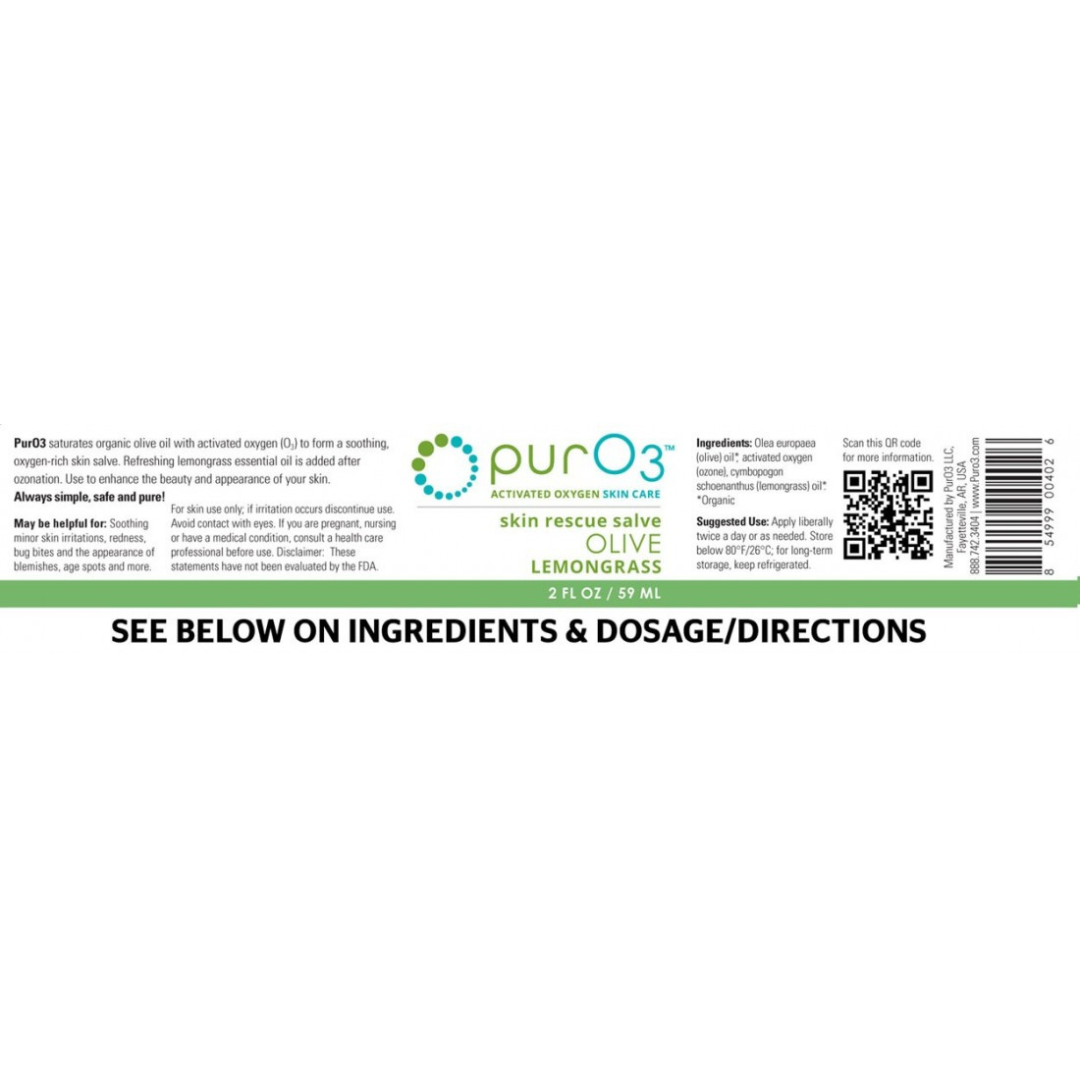 OZONATED Activated Oxygen Skin Care (PURE O3)
